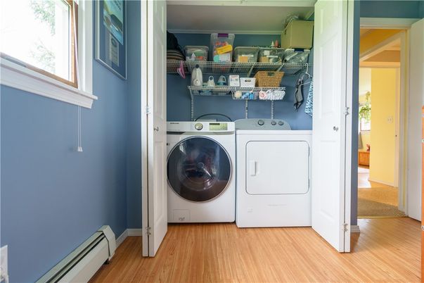 Interior, Utility Closets, Washer, Wood Texture Flooring
