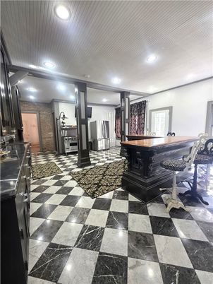 Billiard Table, Game Room, Interior, Recessed Lighting