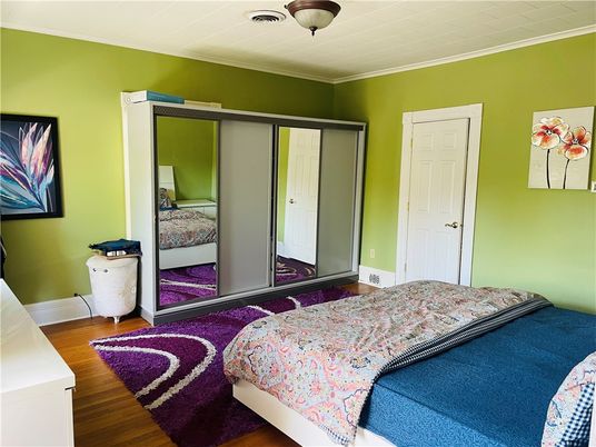 Bedroom, Interior, Wood Texture Flooring