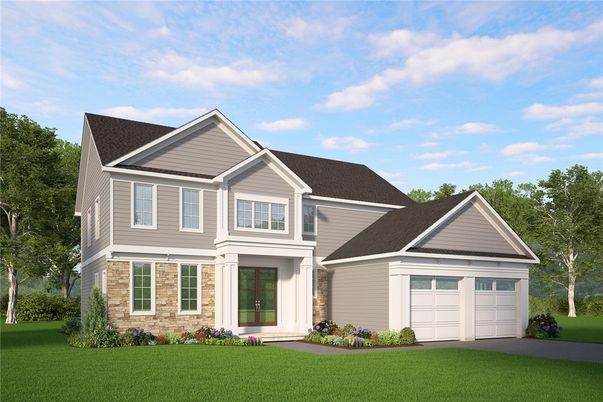 Attached, Exterior, Facade, Farmhouse