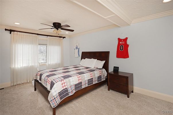 Bedroom, Interior, Recessed Lighting