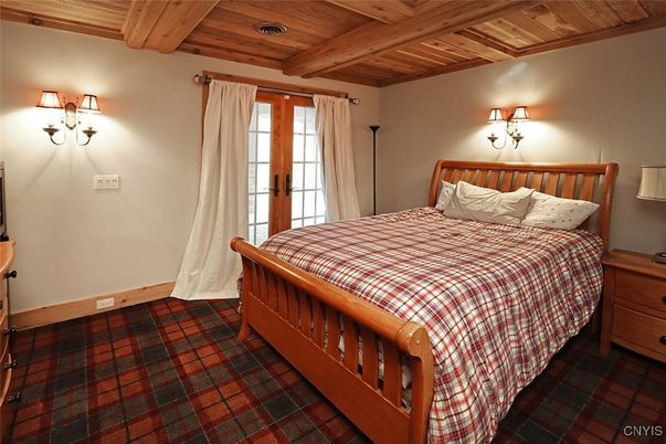 Bedroom, Interior, Wooden Beams, Wooden Ceilings