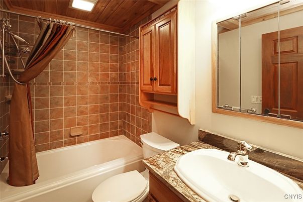 Bathroom, Interior, Wooden Ceilings