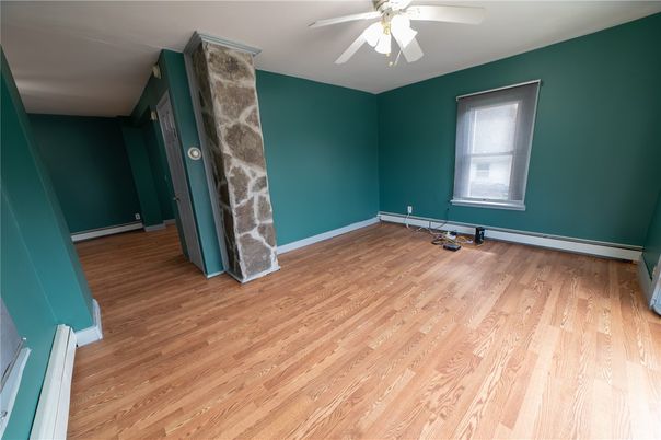 Empty room, Interior, Wood Texture Flooring