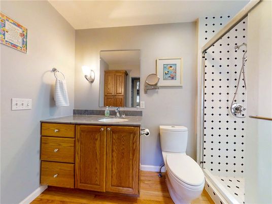 Bathroom, Interior, Wood Texture Flooring