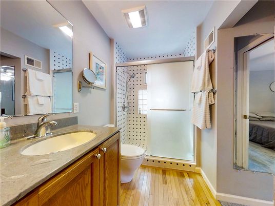 Bathroom, Interior, Wood Texture Flooring