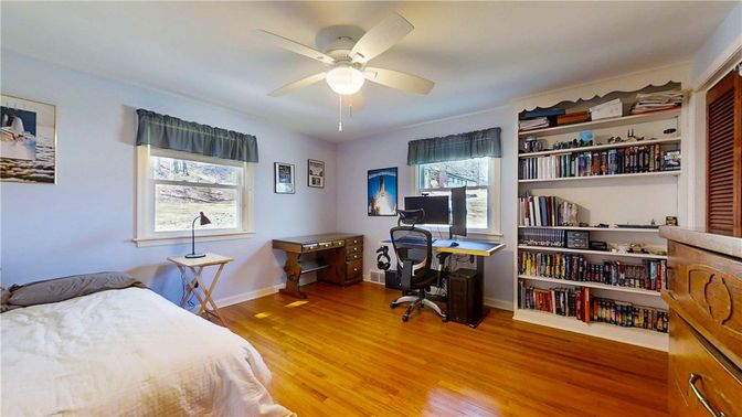 Home Office, Interior, Wood Texture Flooring