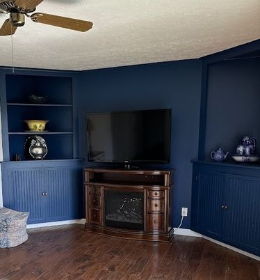 Fireplace, Interior, Wood Texture Flooring