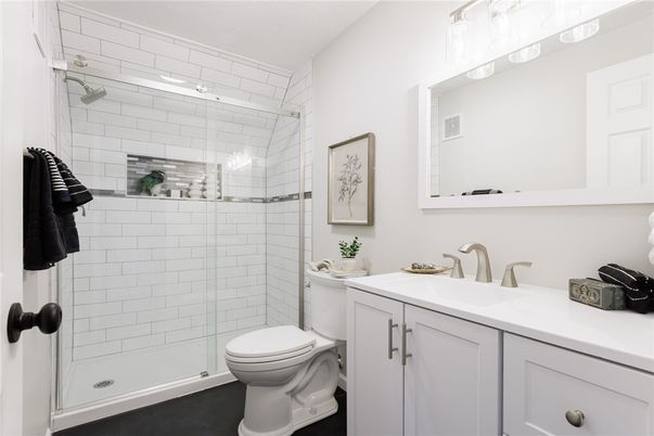 Bathroom, Glass Shower, Interior