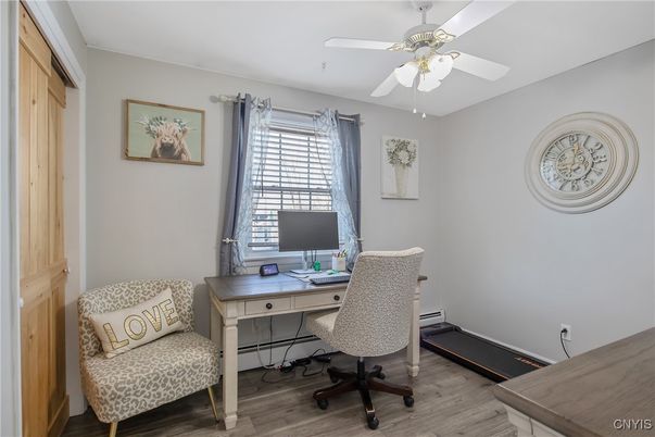 Home Office, Interior, Wood Texture Flooring