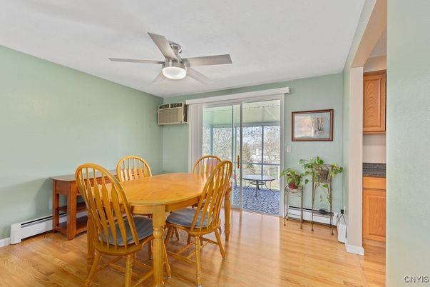 Dining room, Interior, Wood Texture Flooring