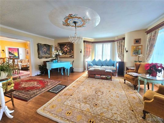 Chandelier, Interior, Living room, Piano, Wood Texture Flooring