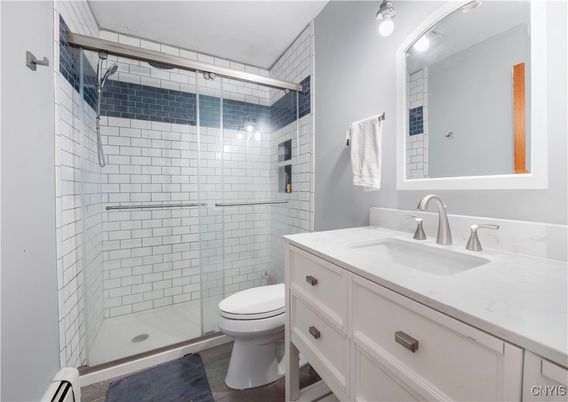 Bathroom, Glass Shower, Interior