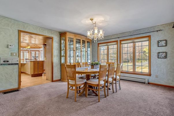 Chandelier, Dining room, Interior