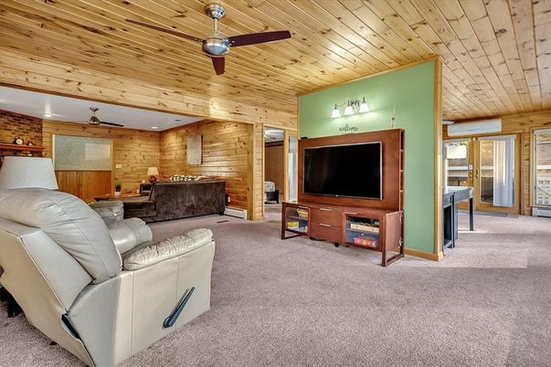 Interior, Living room, Wooden Ceilings, Wooden Walls