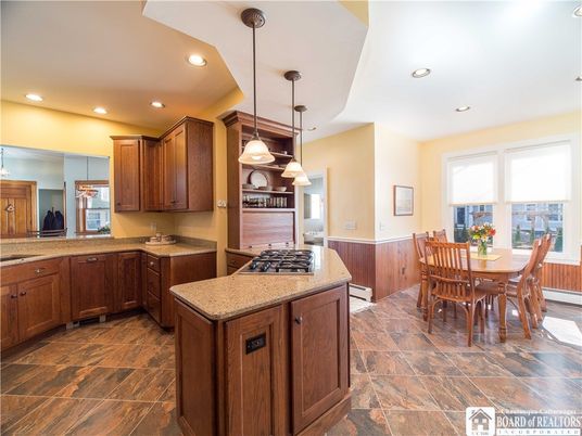 Dining room, Interior, Kitchen, Pendant Lights, Recessed Lighting