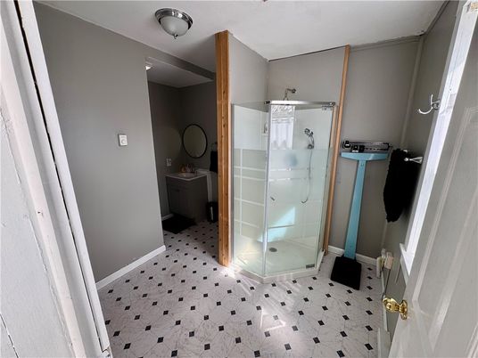 Bathroom, Glass Shower, Interior
