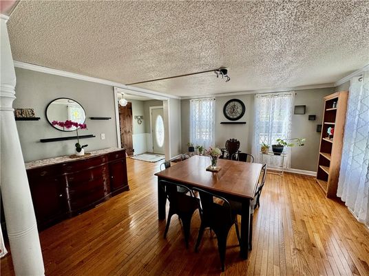 Dining room, Interior, Wood Texture Flooring