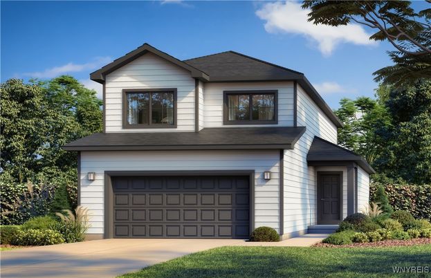 Attached, Exterior, Facade, Farmhouse