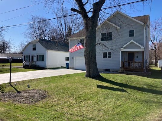 Attached, Backyard, Detached Garage, Exterior, Facade, Cape Cod