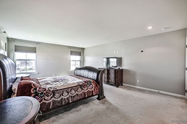 Bedroom, Interior, Recessed Lighting