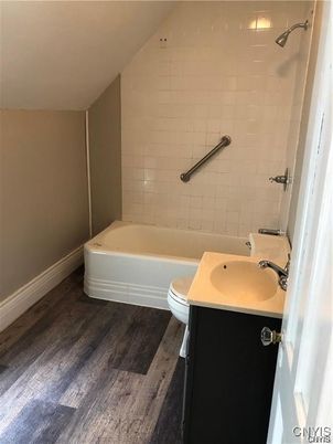 Bathroom, Interior, Wood Texture Flooring