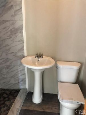 Bathroom, Interior, Wood Texture Flooring