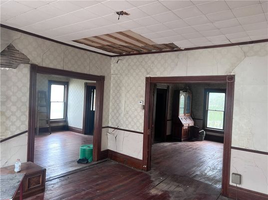 Empty room, Interior, Wood Texture Flooring