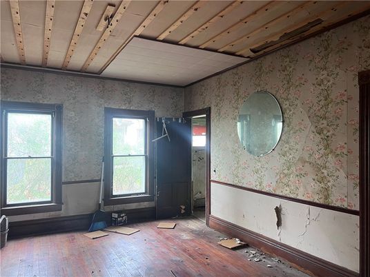 Empty room, Interior, Wood Texture Flooring