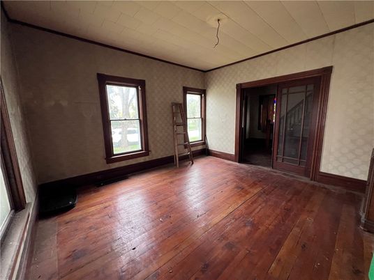 Empty room, Interior, Wood Texture Flooring