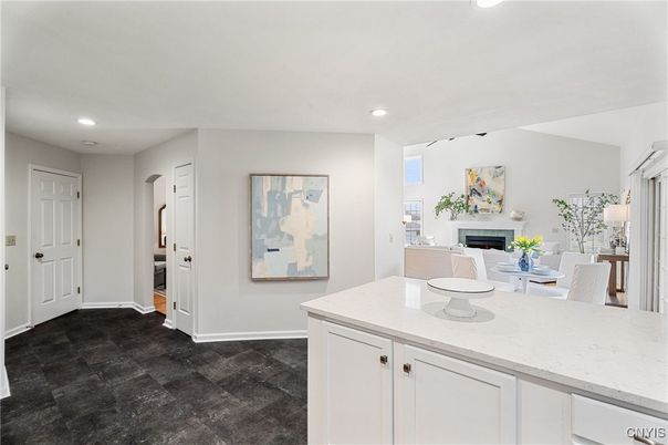 Fireplace, Interior, Living room, Recessed Lighting