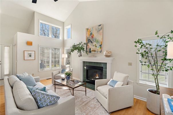 Fireplace, Interior, Living room, Wood Texture Flooring