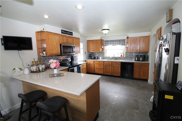 Interior, Kitchen, Recessed Lighting, Stainless Steel Appliances
