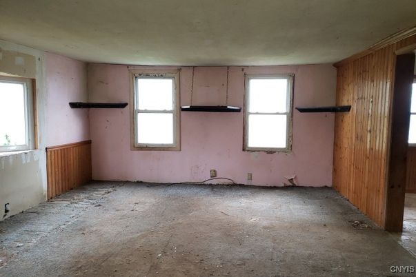 Empty room, Interior, Wooden Walls