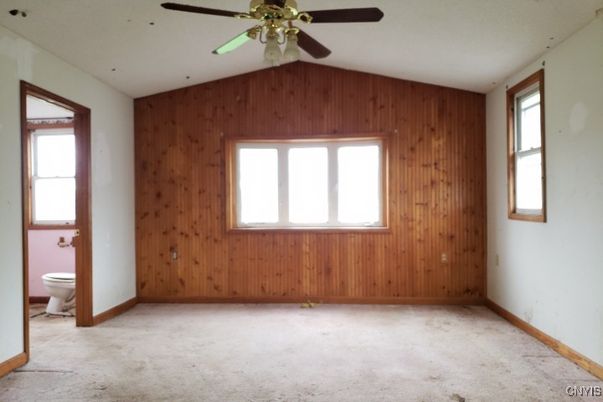 Bathroom, Empty room, Interior, Wooden Walls