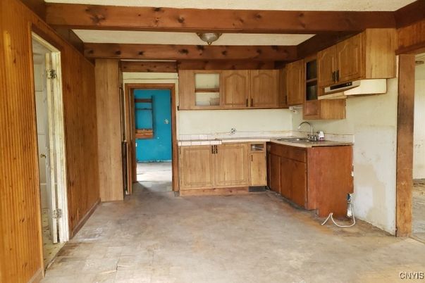 Interior, Kitchen, Wooden Beams
