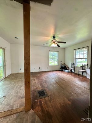 Empty room, Interior, Wood Texture Flooring