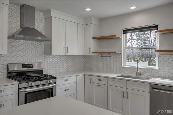 Interior, Kitchen, Recessed Lighting, Stainless Steel Appliances