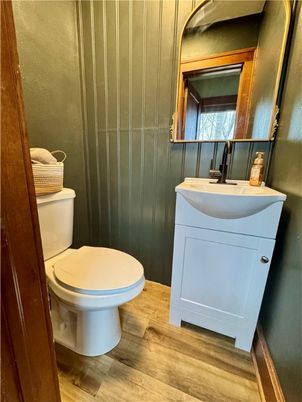 Bathroom, Interior, Wood Texture Flooring