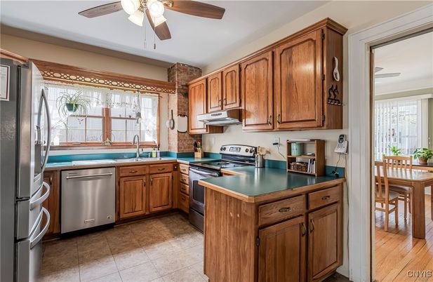 Dining room, Interior, Kitchen