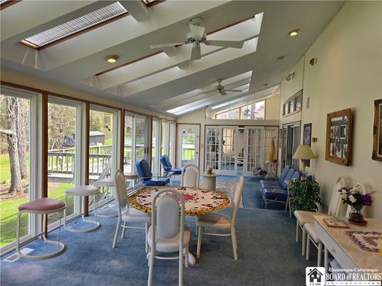 Dining room, Interior, Recessed Lighting, Sun Room