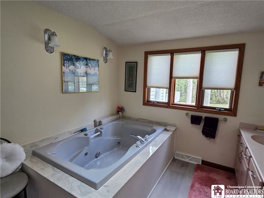 Bathroom, Interior, Wood Texture Flooring