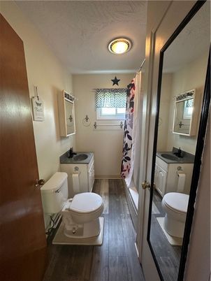 Bathroom, Interior, Wood Texture Flooring