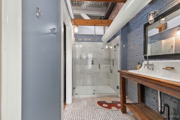 Bathroom, Glass Shower, Interior