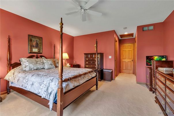 Bedroom, Interior, Recessed Lighting