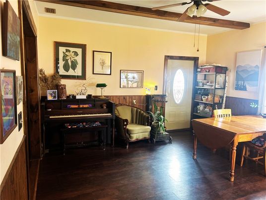 Dining room, Interior, Piano, Wood Texture Flooring