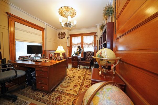 Chandelier, Home Office, Interior