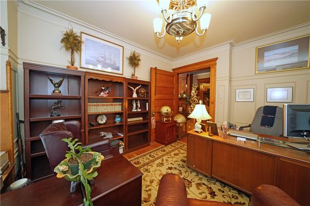 Chandelier, Home Office, Interior