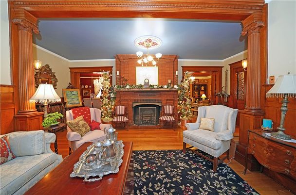 Fireplace, Interior, Living room, Wood Texture Flooring