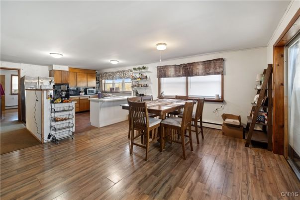 Dining room, Interior, Kitchen, Wood Texture Flooring